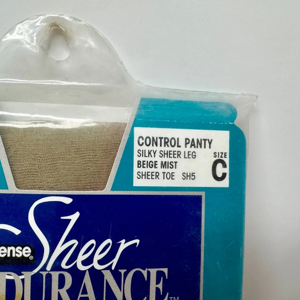 No Nonsense 3 Pantyhose 2 Sheer Endurance Tan Beige Mist Size C 1 Regular Size Q